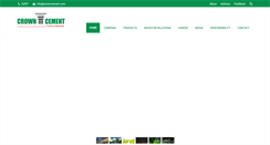 Desktop Screenshot of crowncement.com